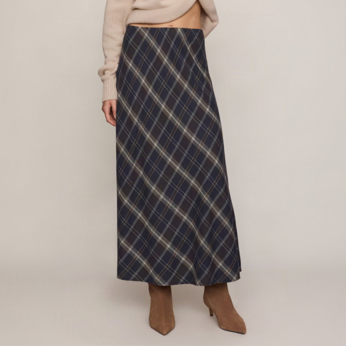 Crestview Plaid Skirt - Eclipse