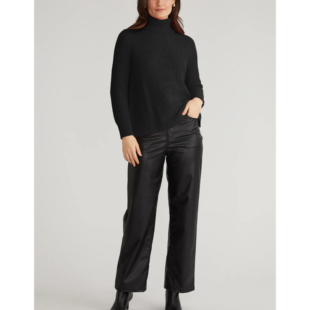 Stella Cotton Pullover - Black