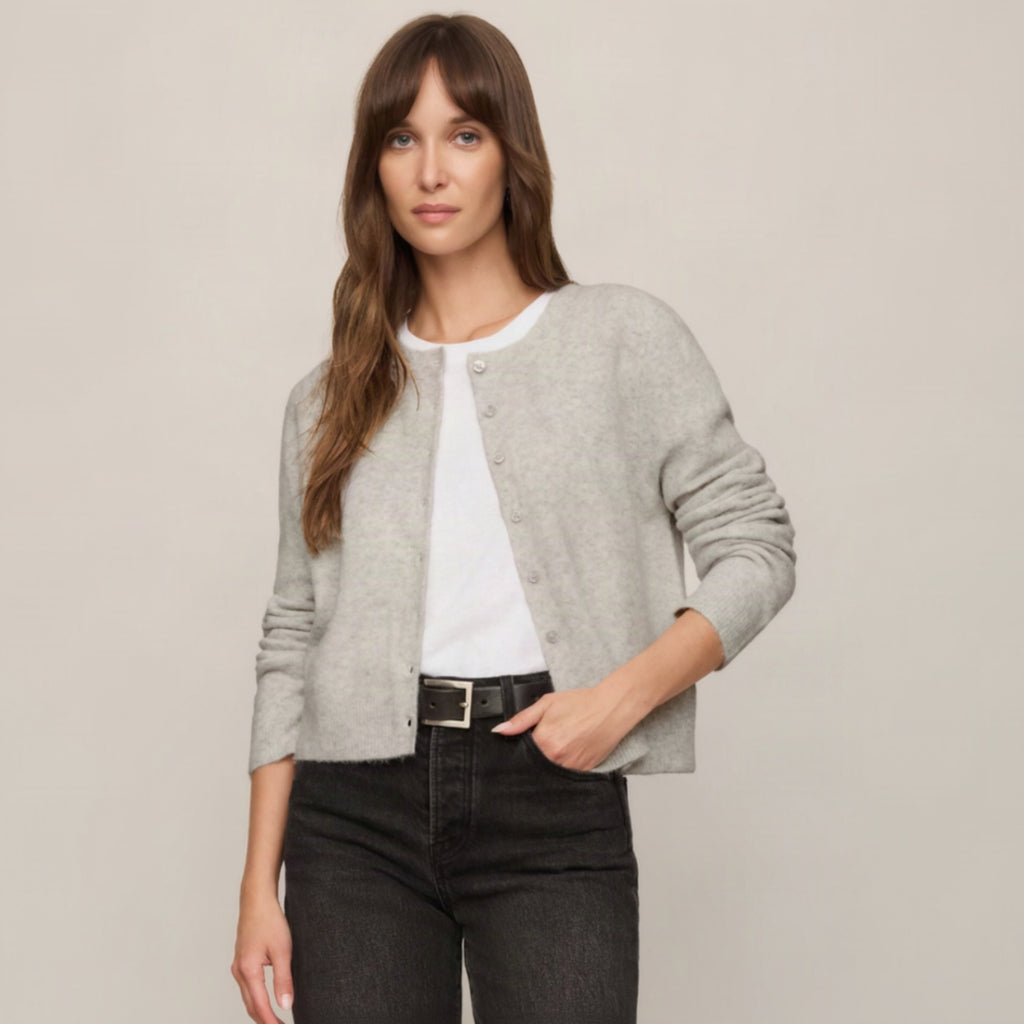 Medina Cardigan - Feather Grey