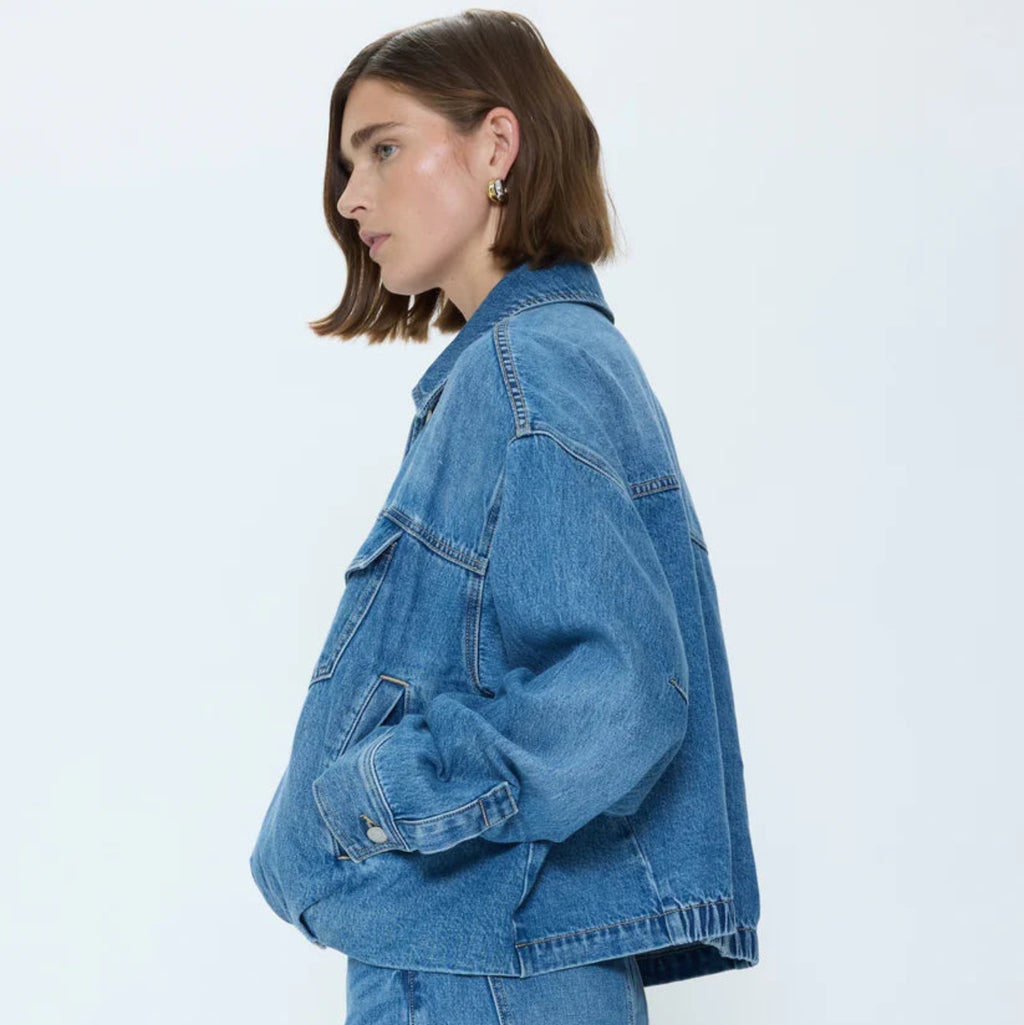 Bibi Blouson Trucker Jacket - Heartfelt