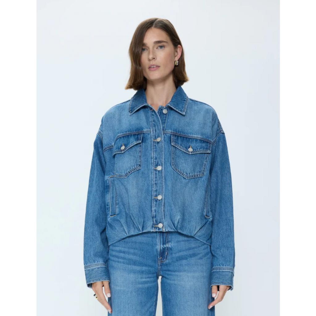 Bibi Blouson Trucker Jacket - Heartfelt