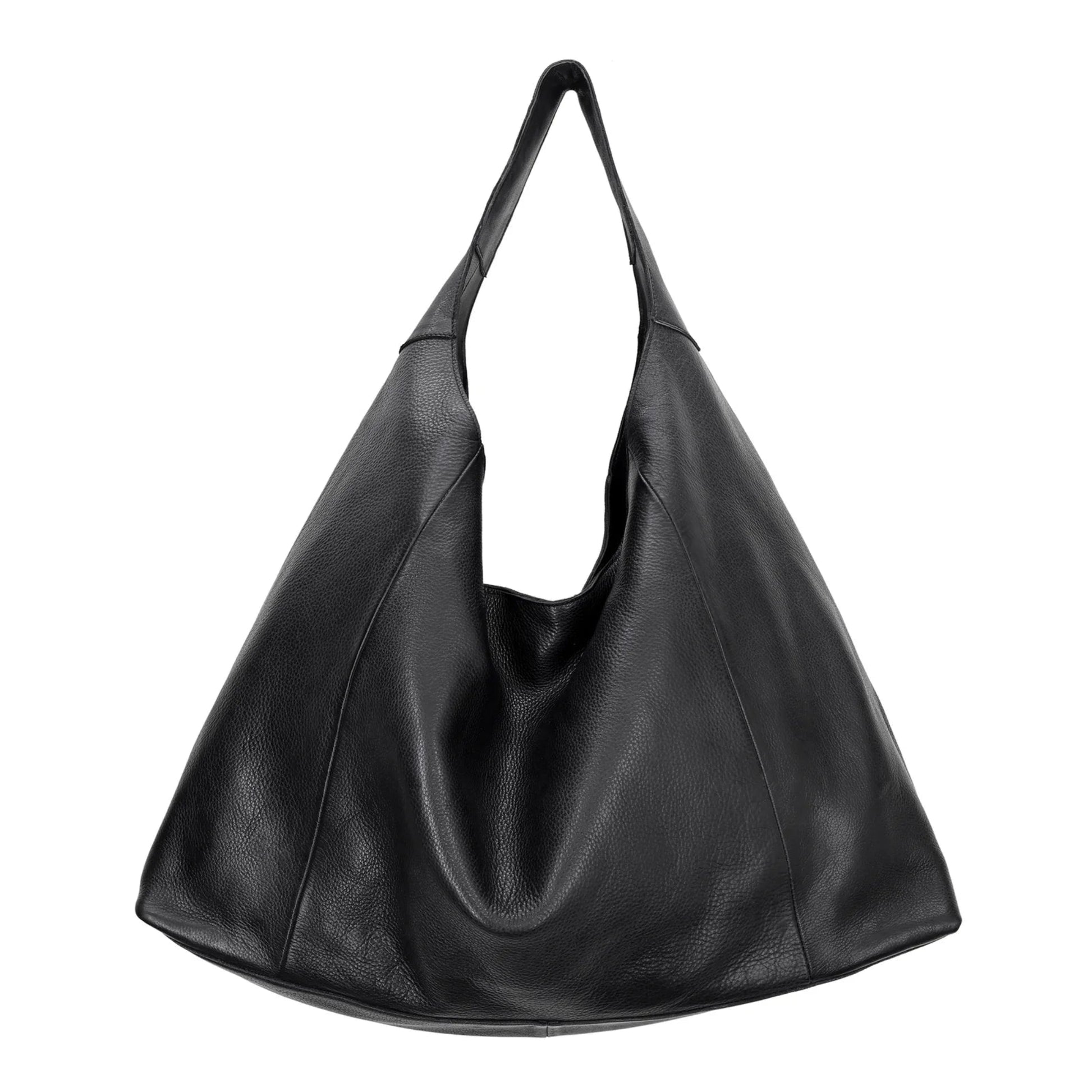 Lindsey Big Shoulder Bag - Black