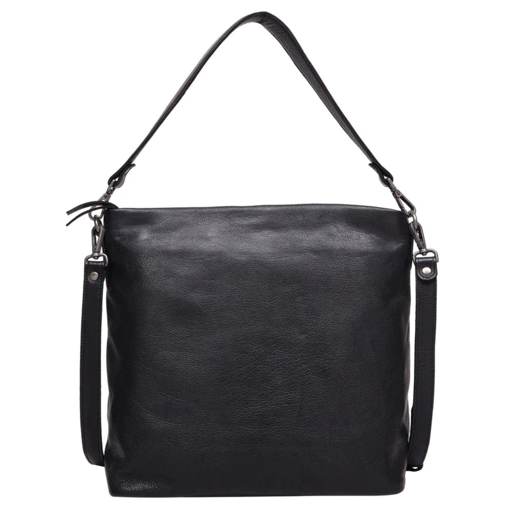Gretchen Leather Crossbody / Shoulder Bag - Black