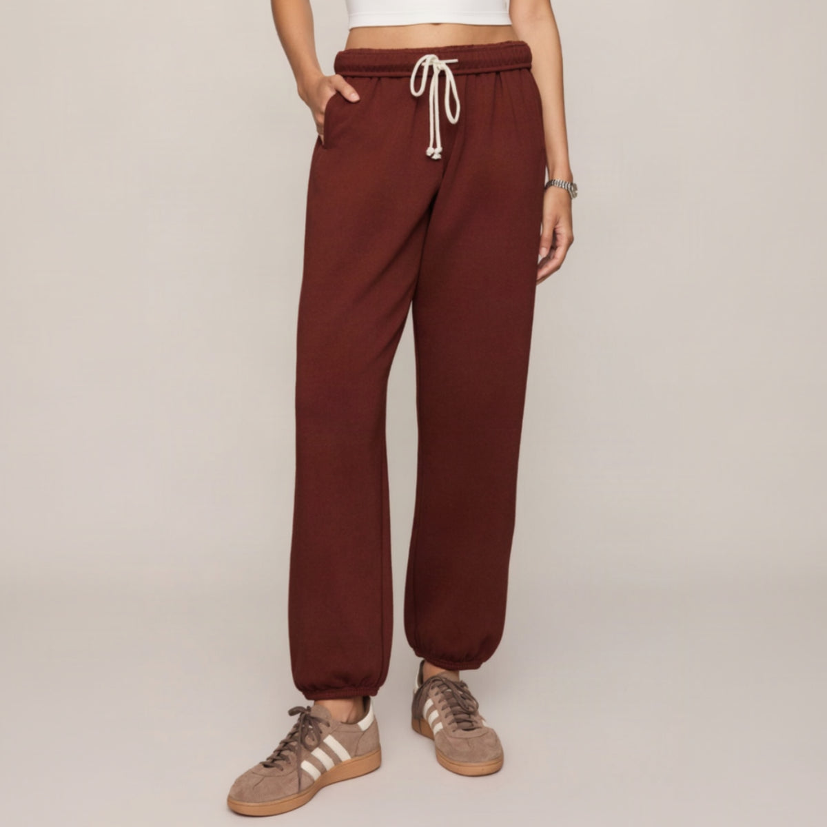 Uptown Jogger - Velvet Rouge