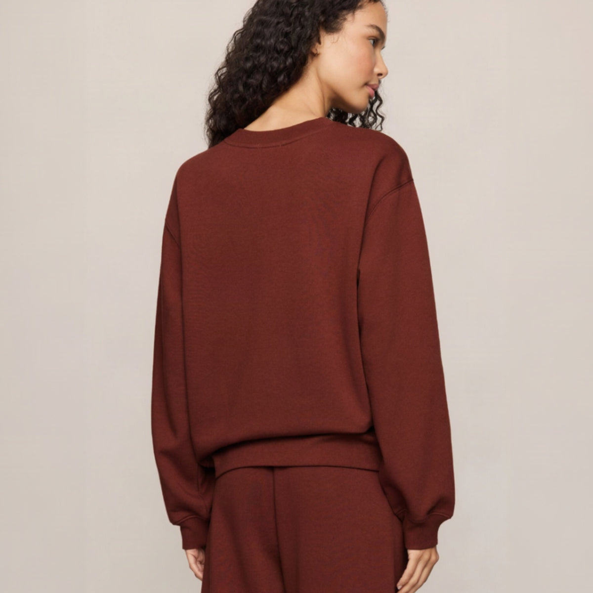 Boyfriend Sweatshirt - Velvet Rouge