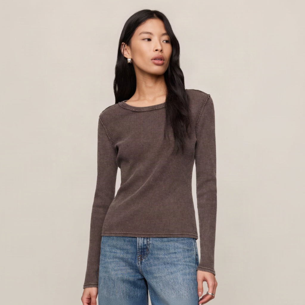 Arlet Mini Thermal Top - Dark Chocolate
