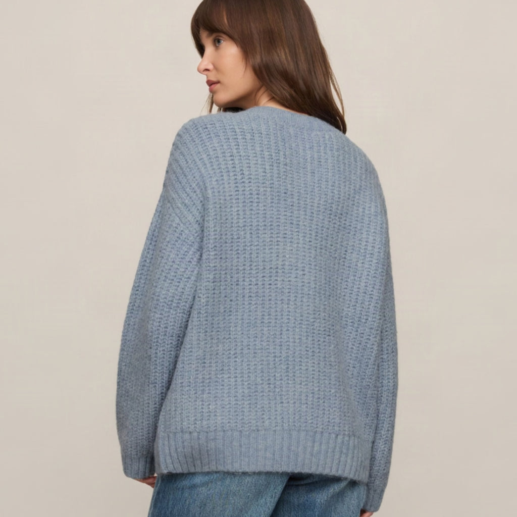 Whitmore Cardigan - Mineral Blue