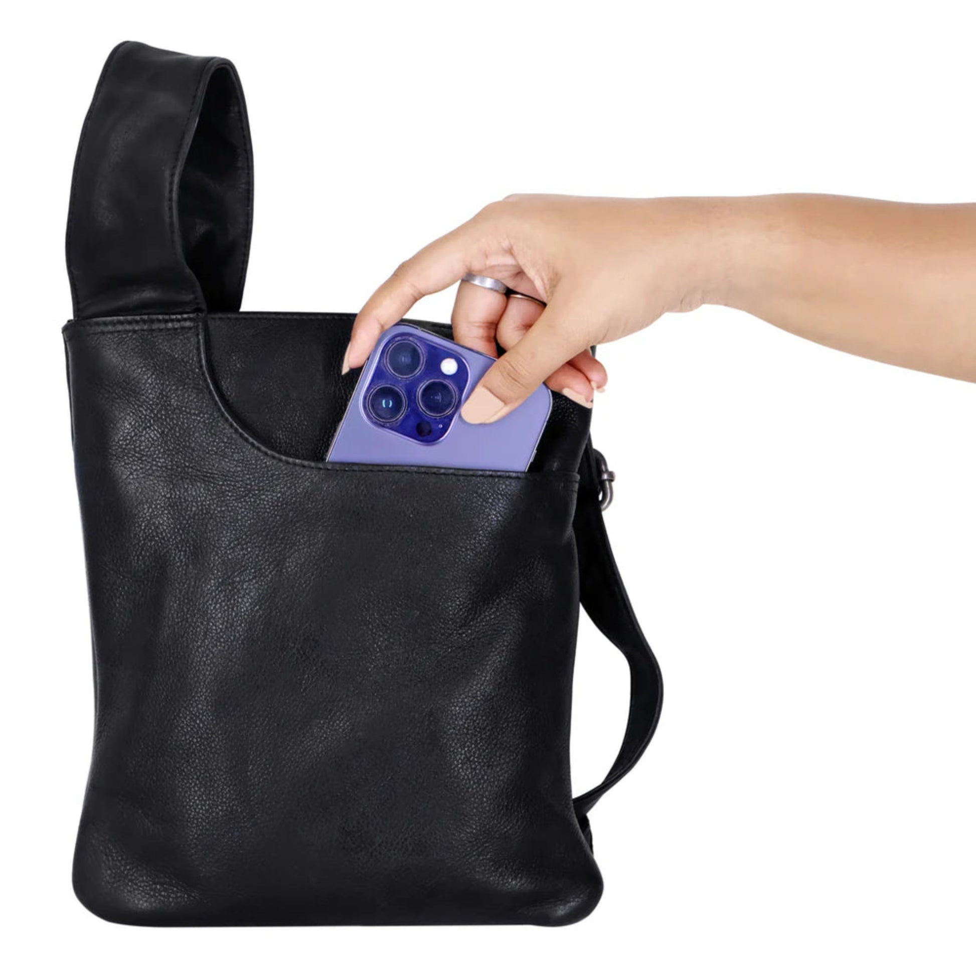 Athena Crossbody - Black