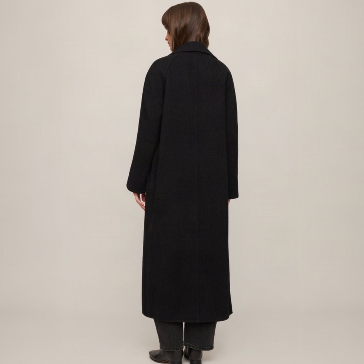 Crosby Cocoon Coat - Black