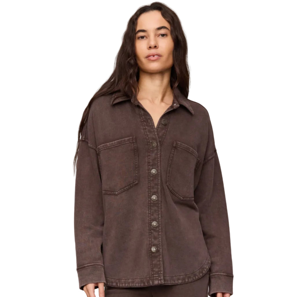 All Day Knit Jacket - Dark Chocolate