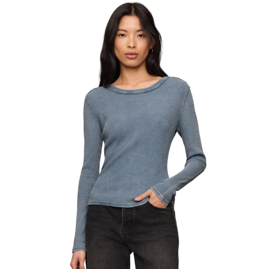 Arlet Mini Thermal Top - Mineral Blue