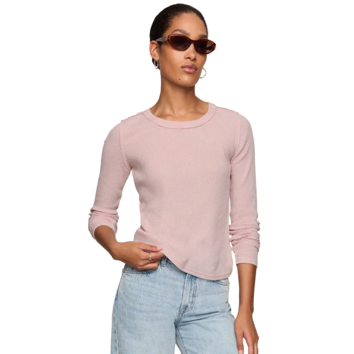 Arlet Mini Thermal Top - Soft Blush