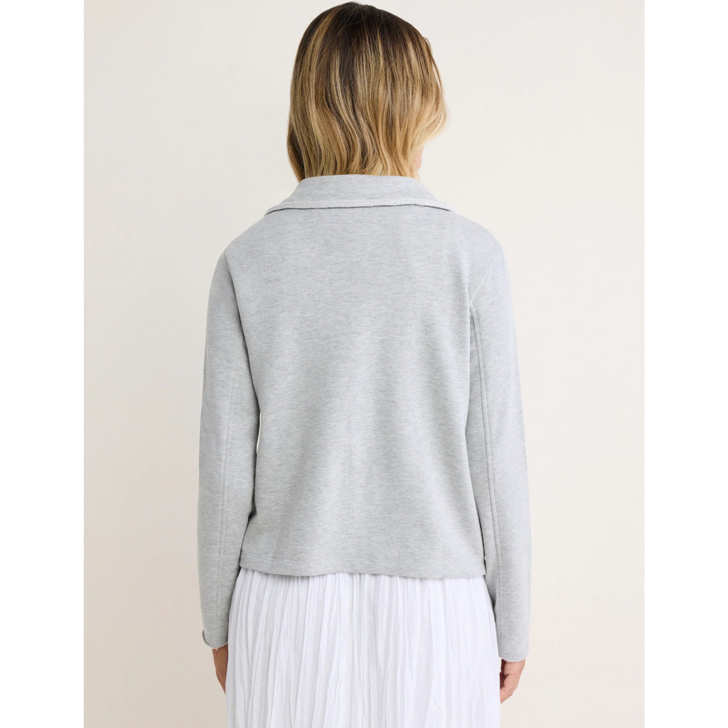 French Terry Daily Jacket - Heather Grey