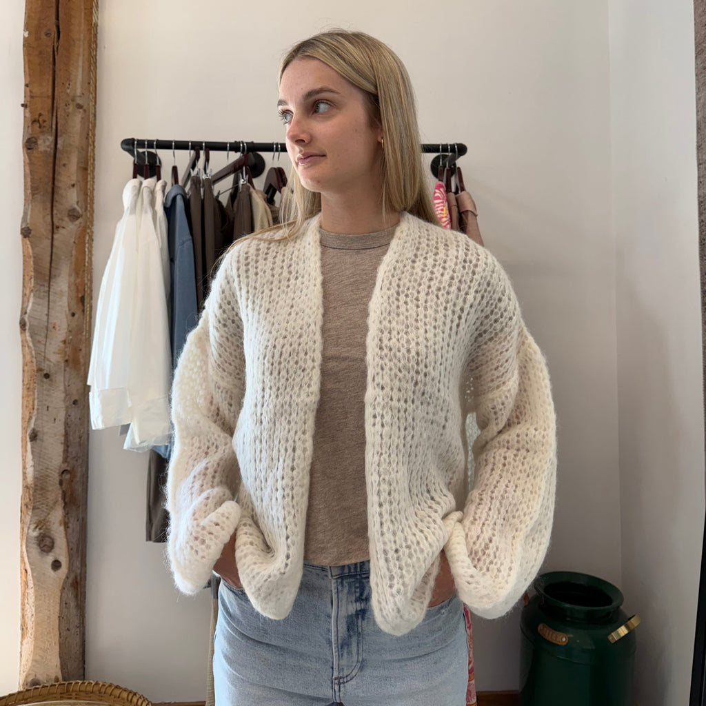 Carmen Cardigan - White