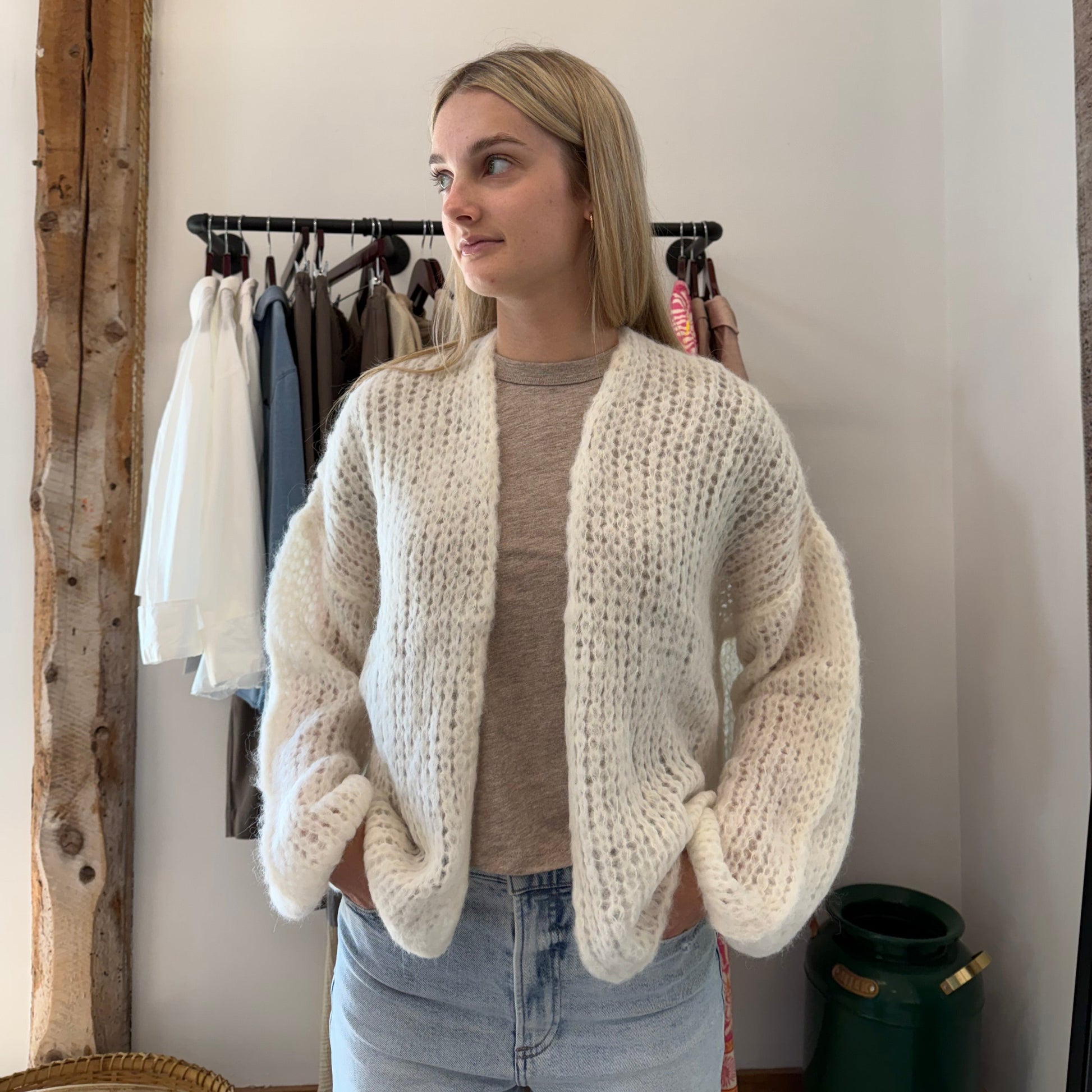 Carmen Cardigan - White