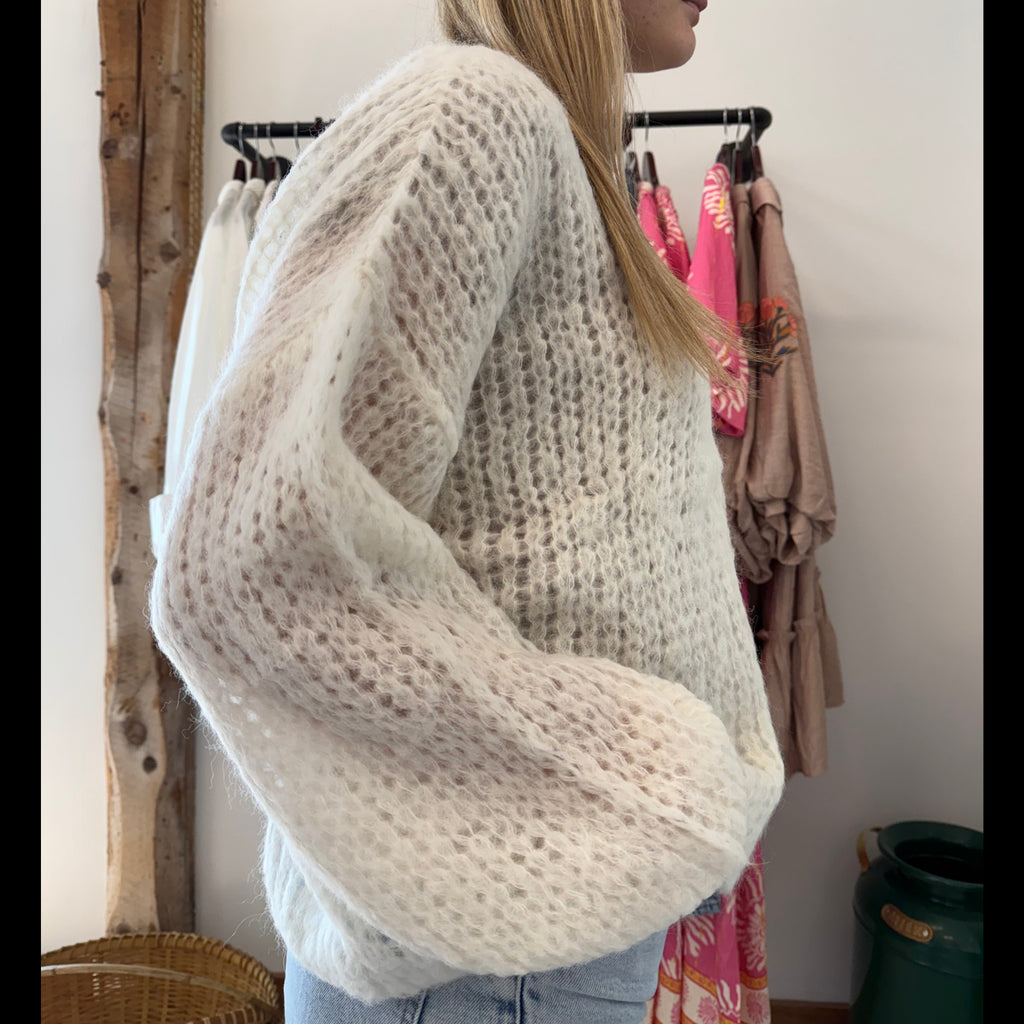Carmen Cardigan - White