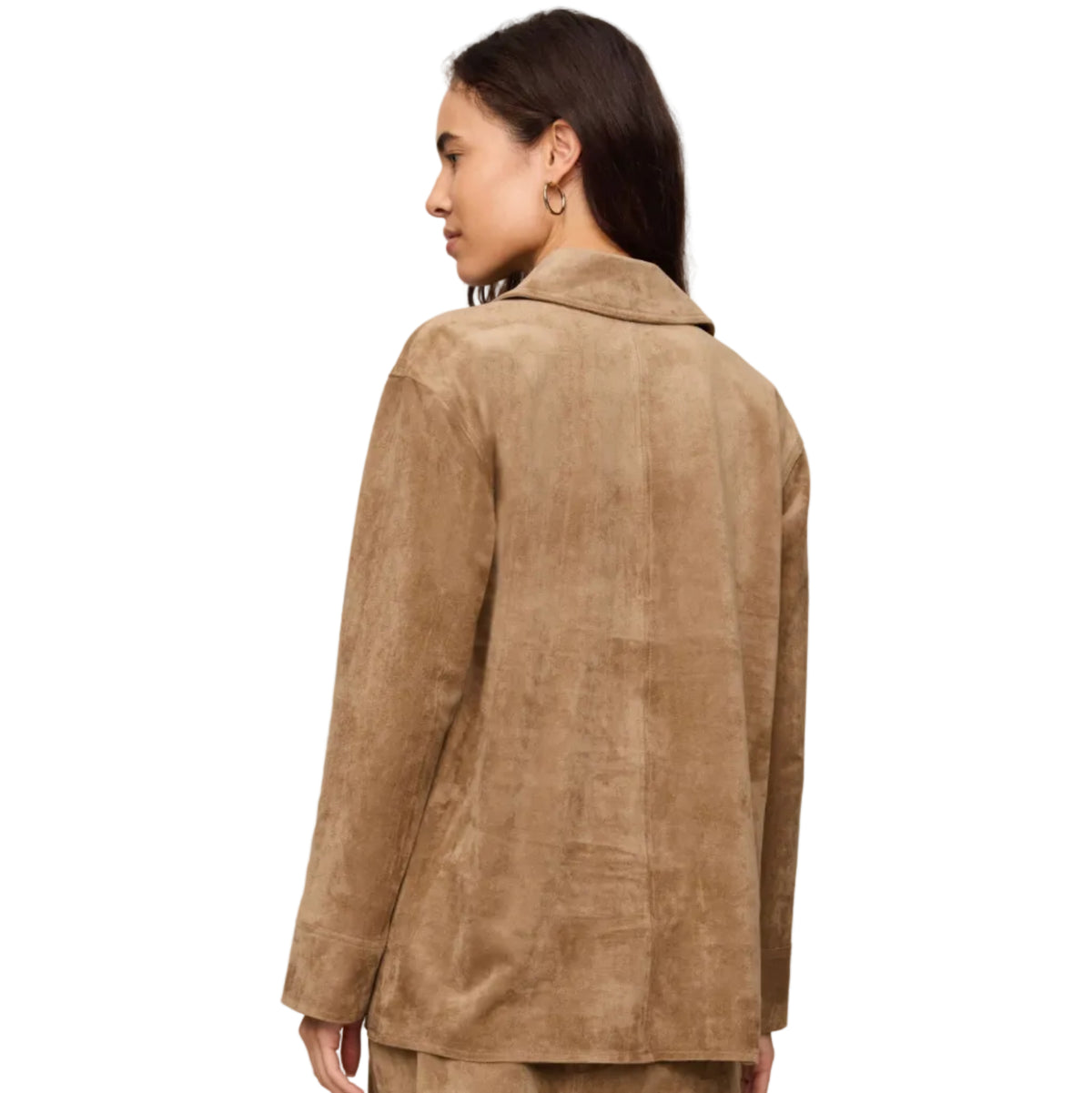 Decker Suede Chore Coat - Light Sand
