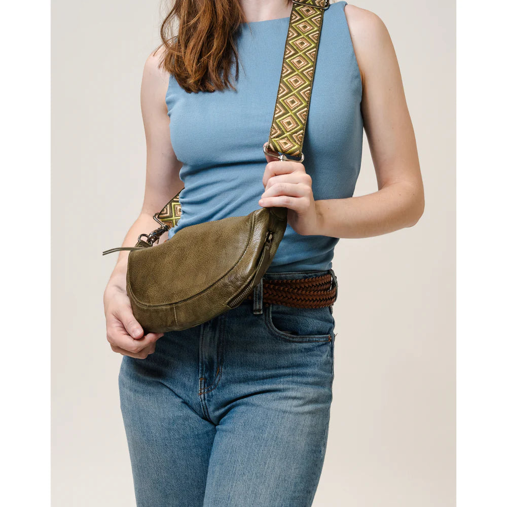 Limelight Woven Shoulder Strap - Moss