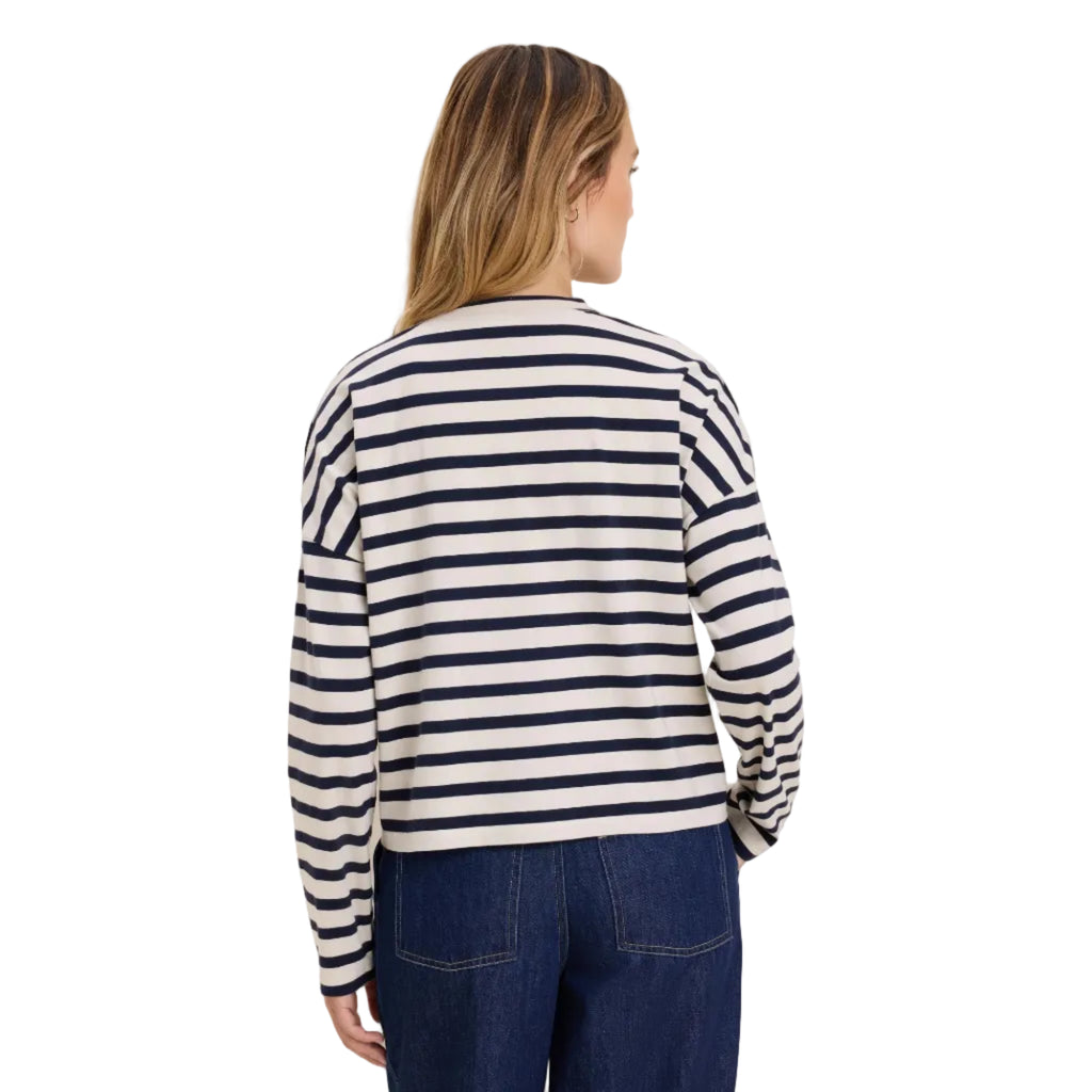 Soft Stripe Tee - Cream