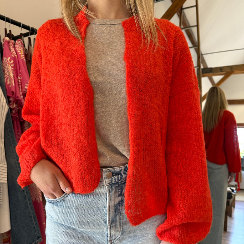 Ilona Cardigan - Electric Red