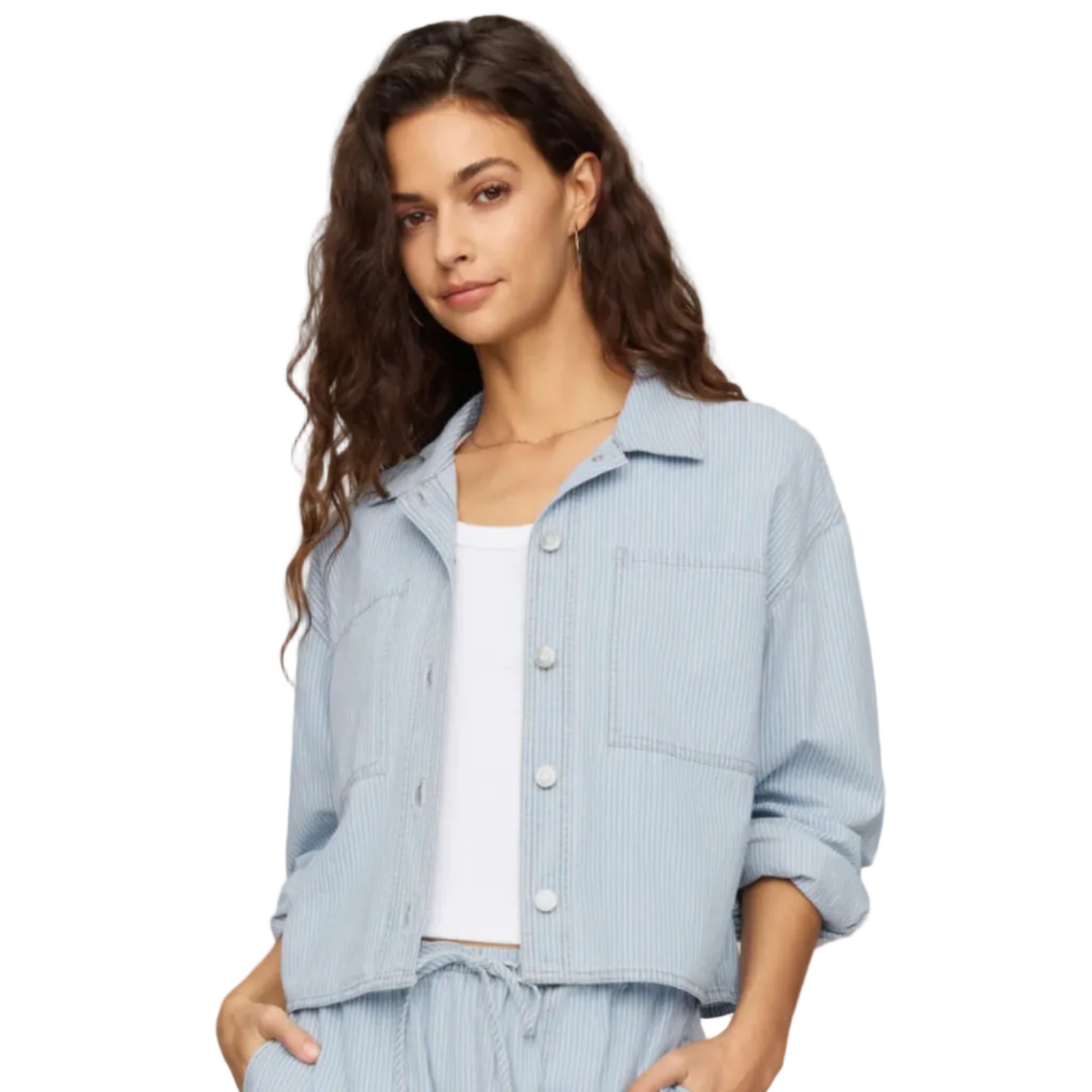 Erin Railroad Jacket - Seaboard Stripe