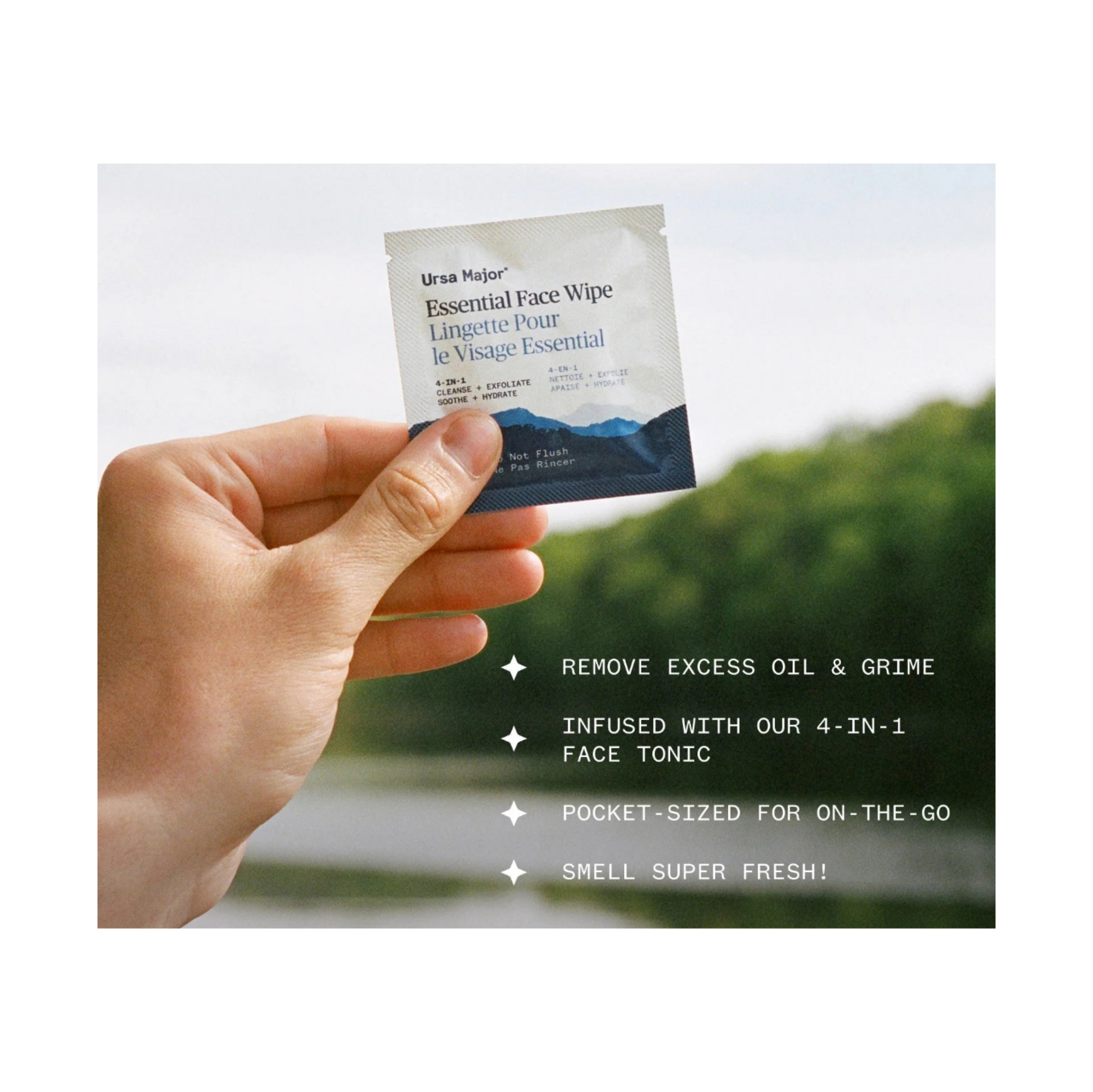 Essential Face Wipes, 5 ct