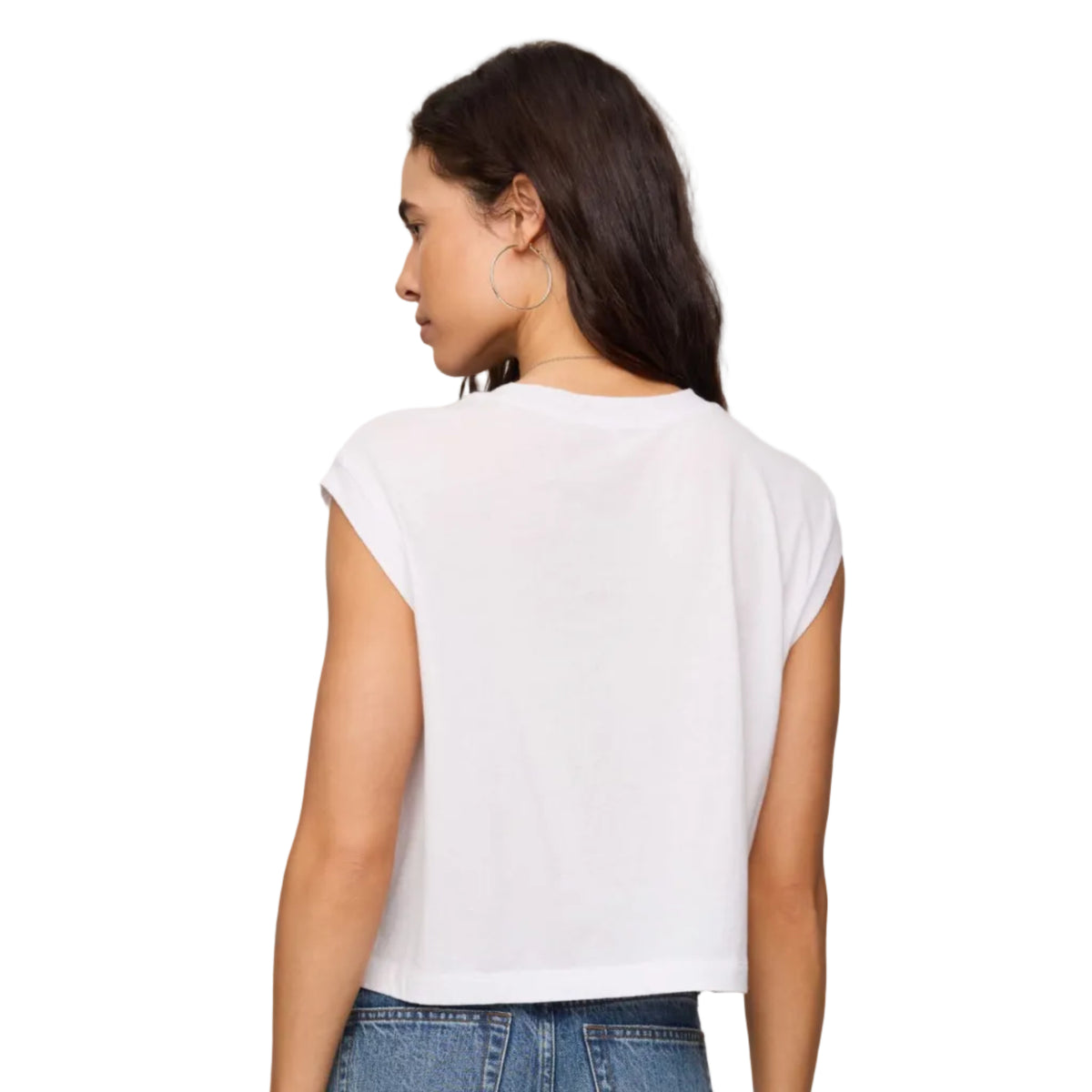 Flex Sleeveless Tee - White