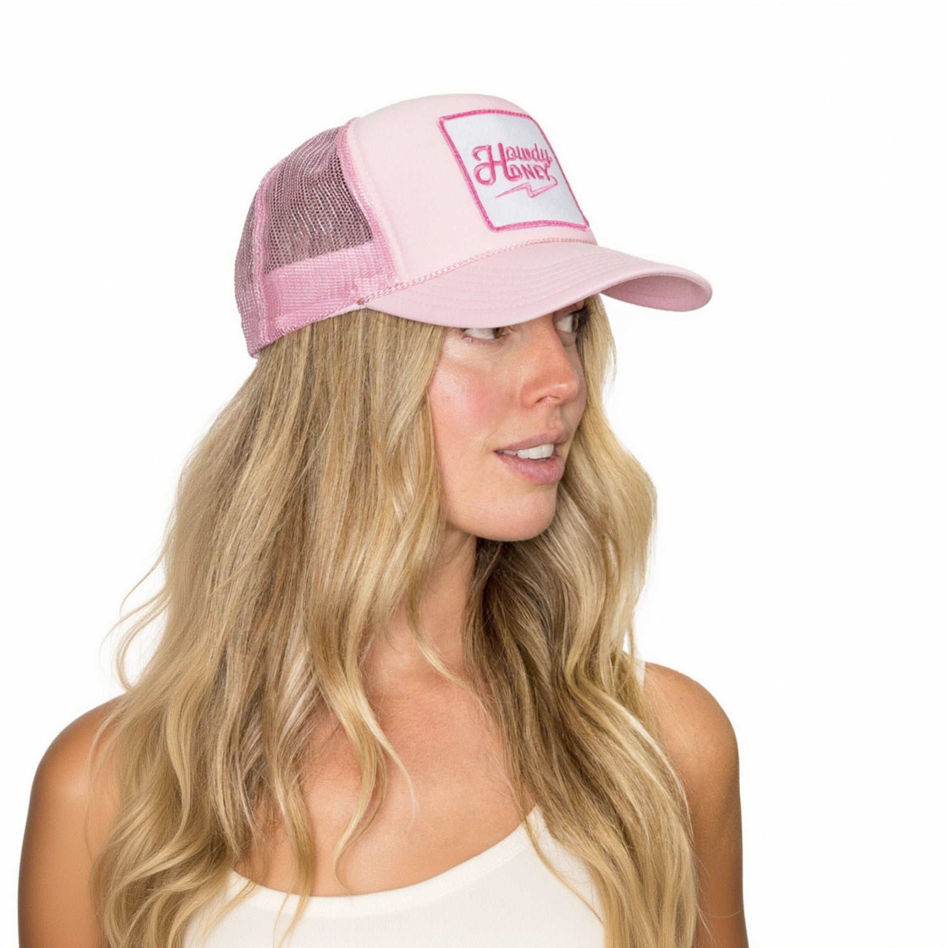 Pink Howdy Honey Trucker Hat