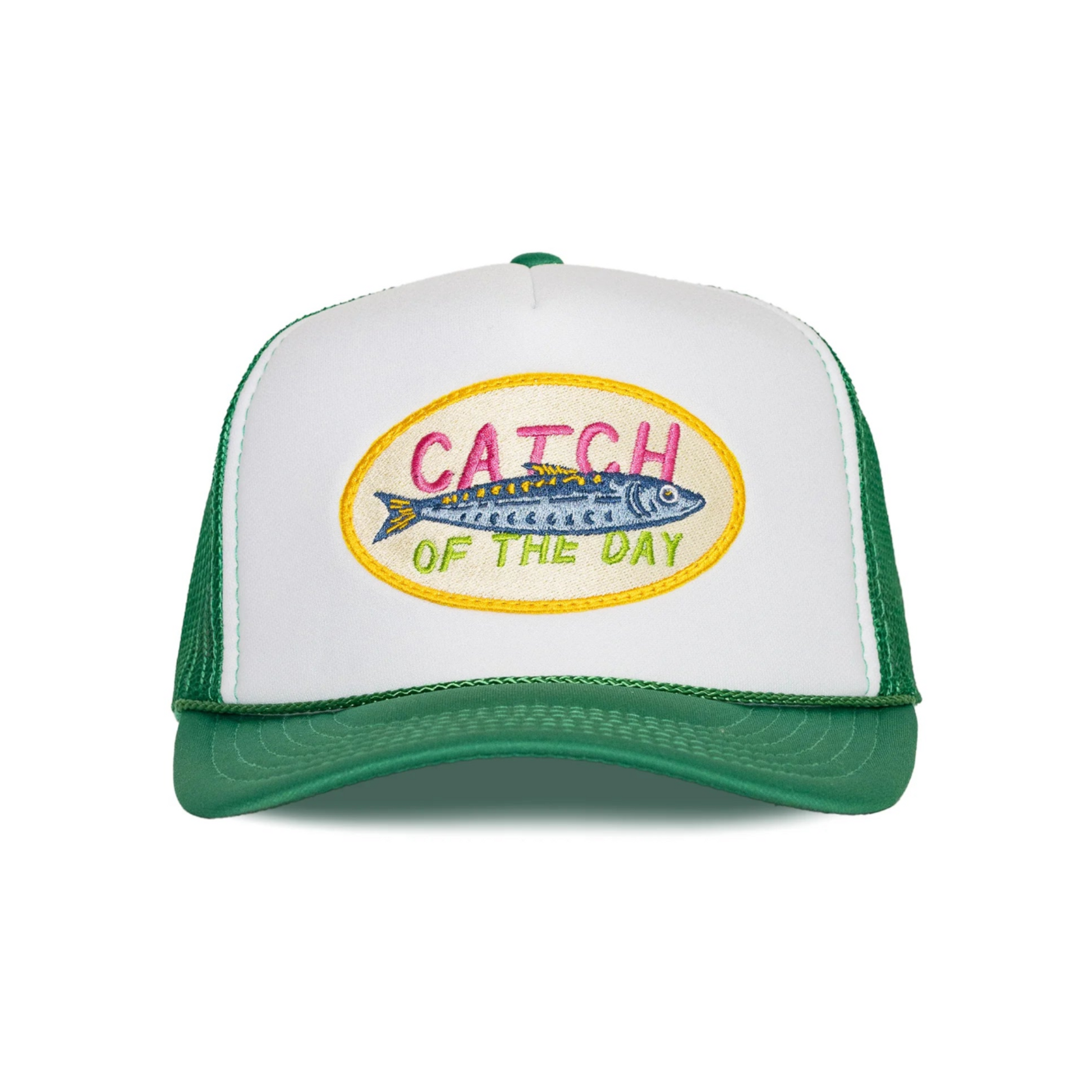 Catch of the Day Trucker Hat Green Split