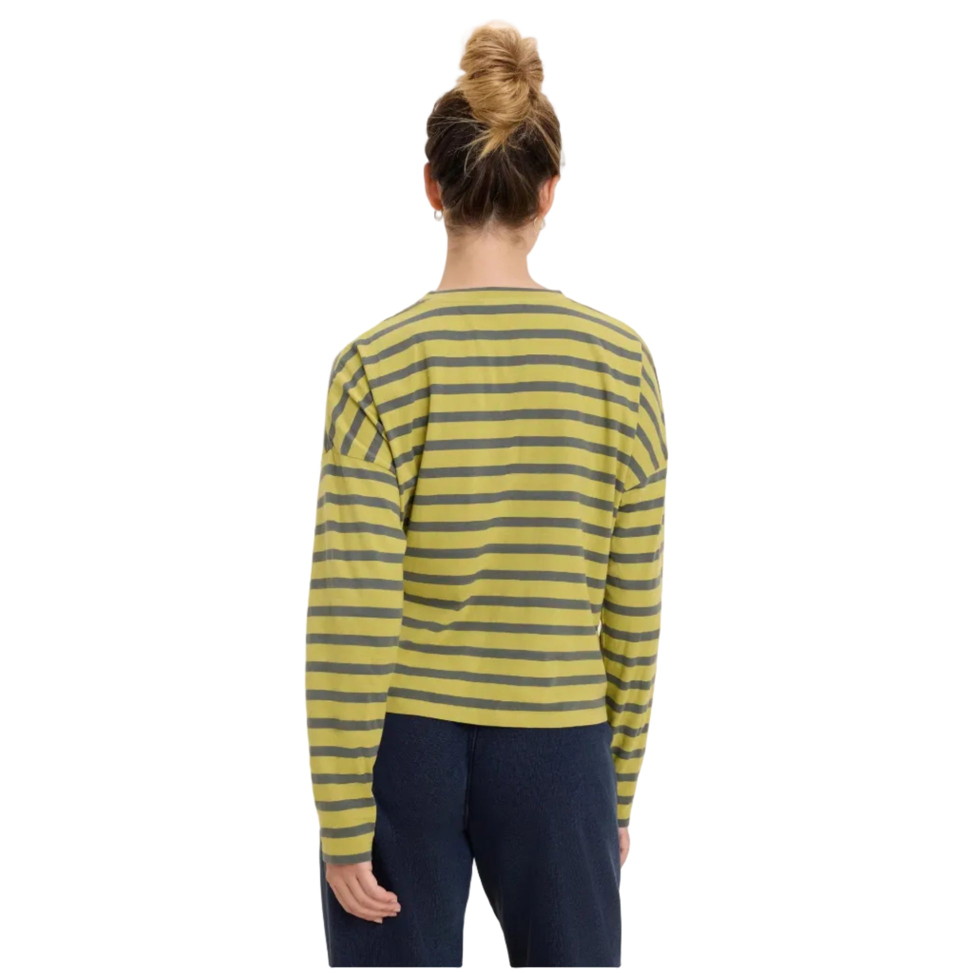 Soft Stripe Tee - Green
