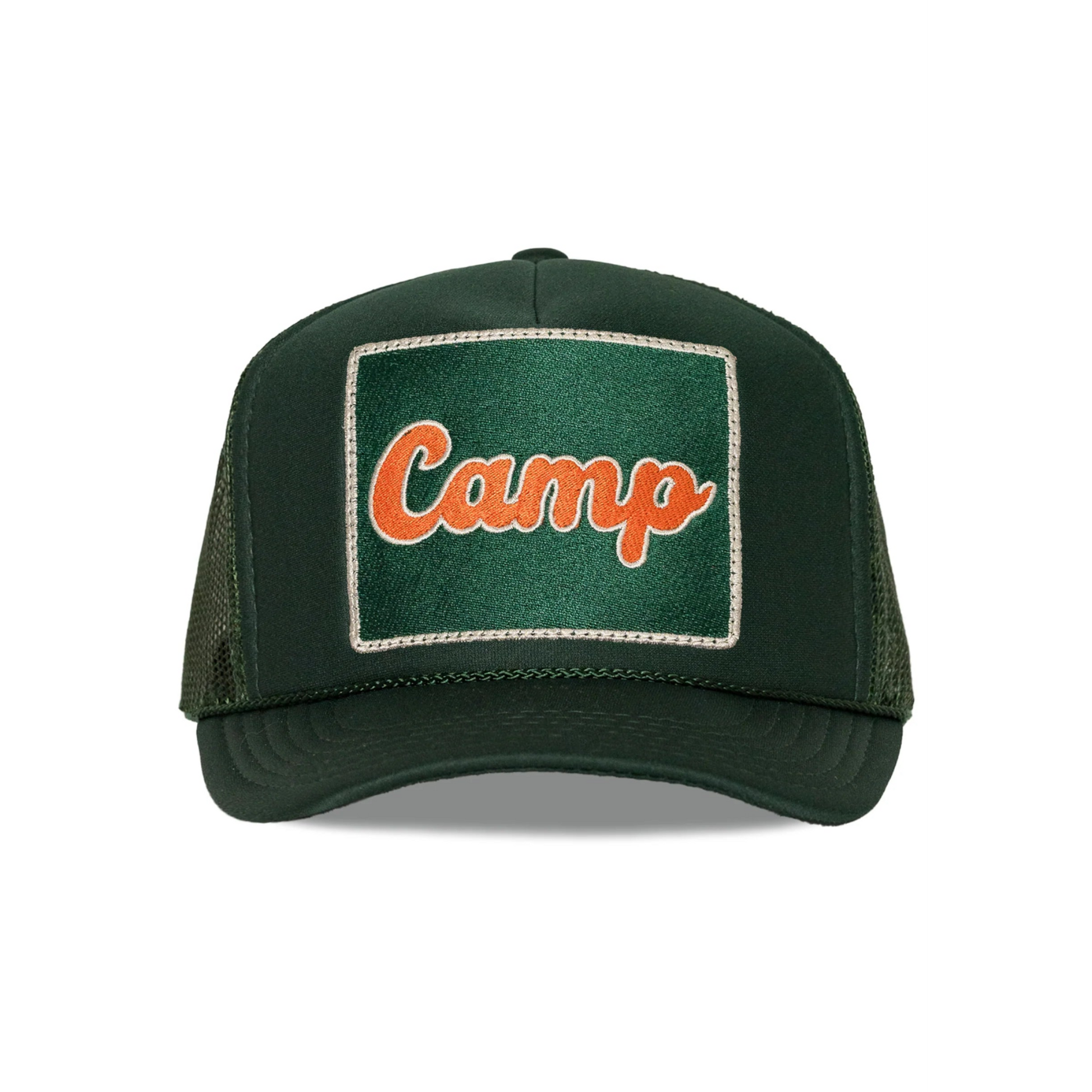 Camp Trucker Hat - Emerald Green