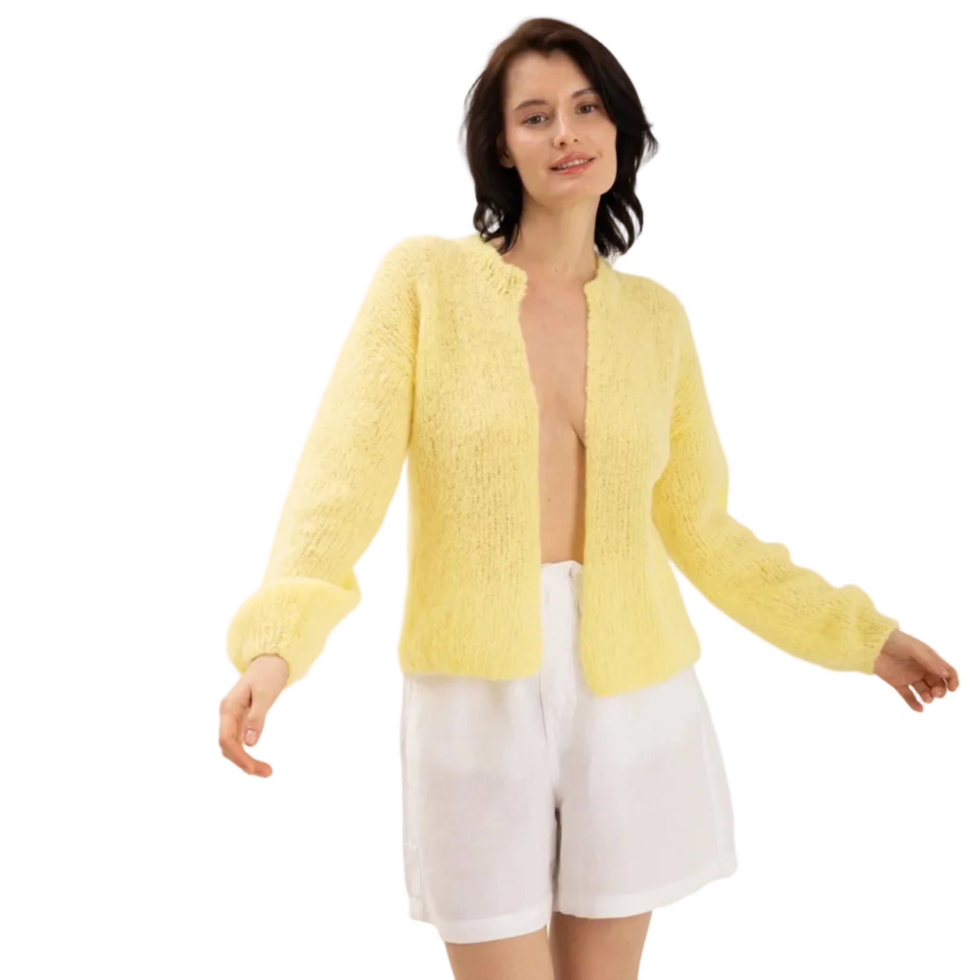 Ilona Cardigan - Lemon Mist