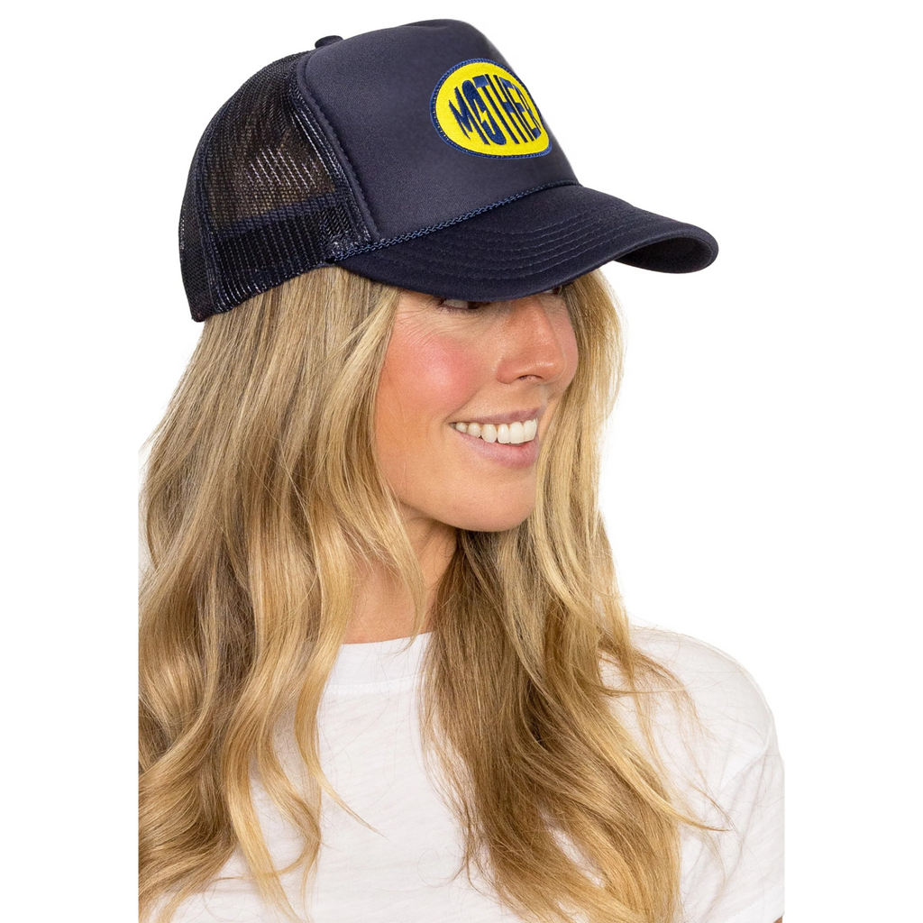 Mother Trucker Hat in Navy