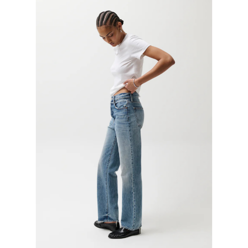 Cassie Super High Rise Straight - Serpentine Vintage