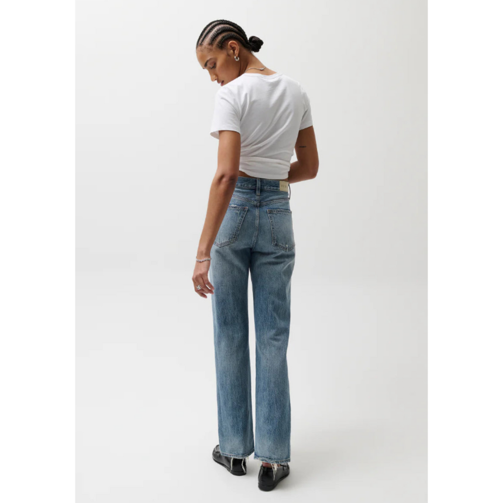 Cassie Super High Rise Straight - Serpentine Vintage
