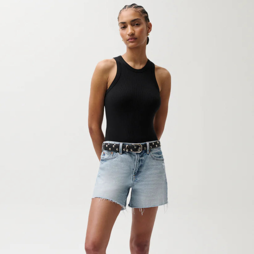Kennedy Mid Rise Cut Off Short - Normandy Vintage