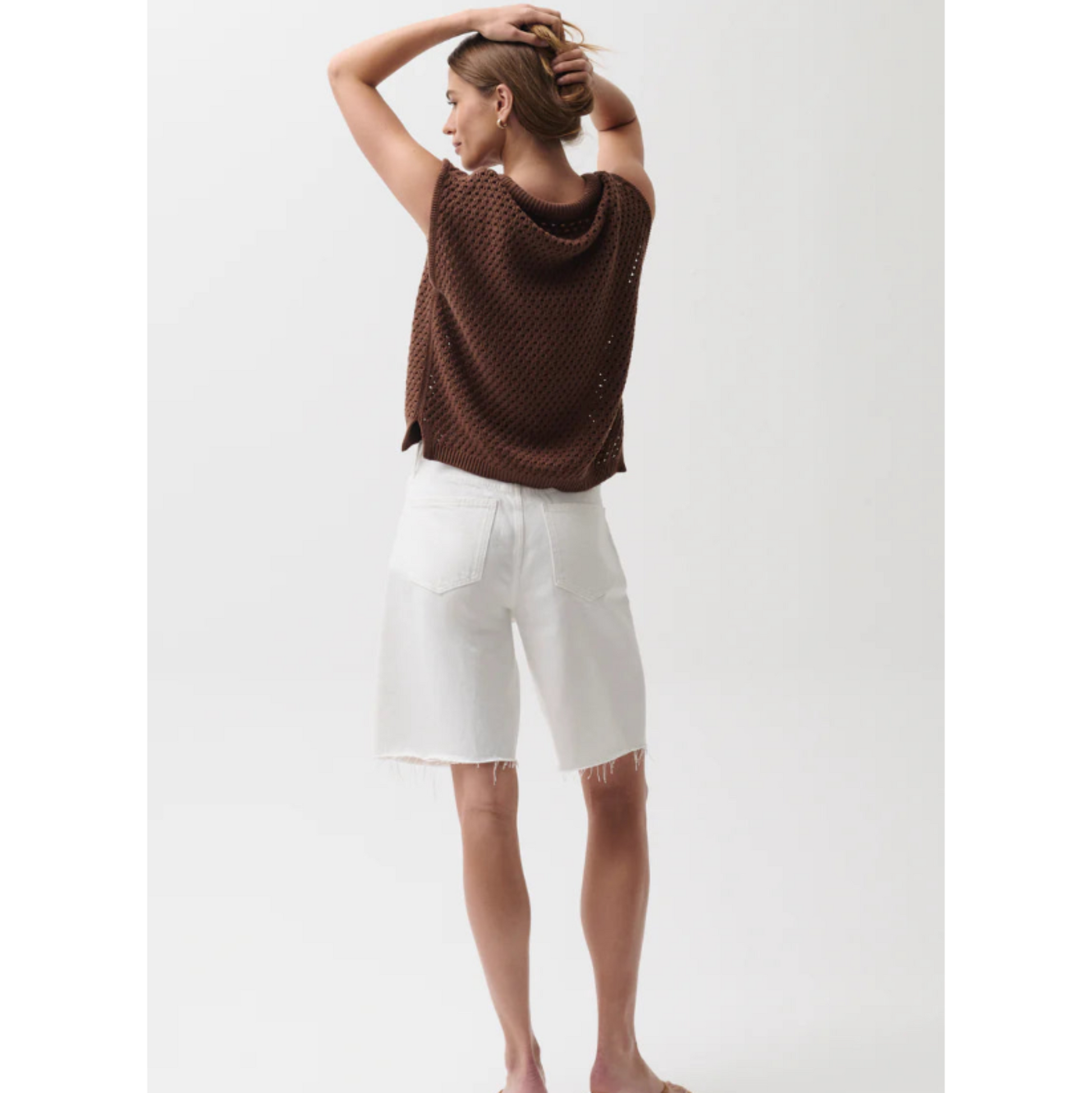 Nolan Bermuda Shorts - Paper White