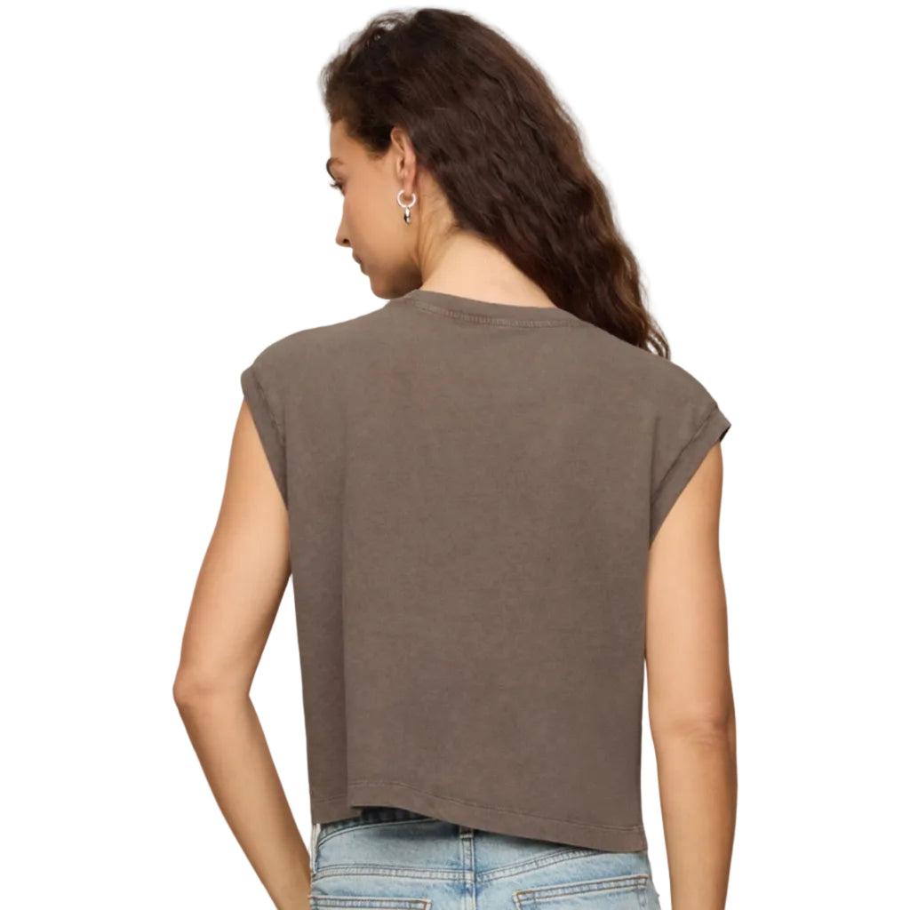 Flex Sleeveless Tee - Pebble Coast