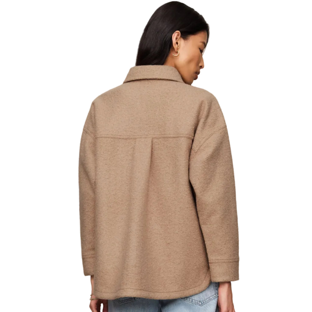 All Day Poodle Knit Jacket - Camel
