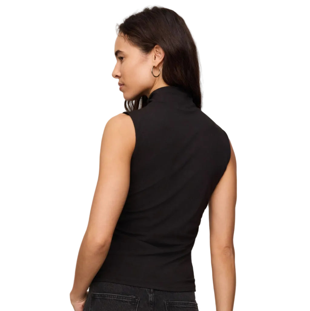 Silva High Neck Tank - Black