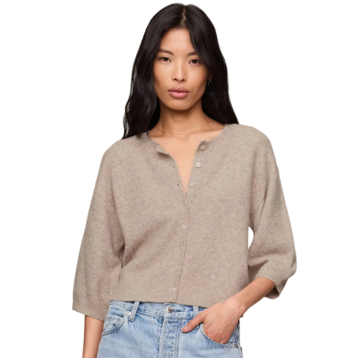 Valor Cardigan - Natural Heather
