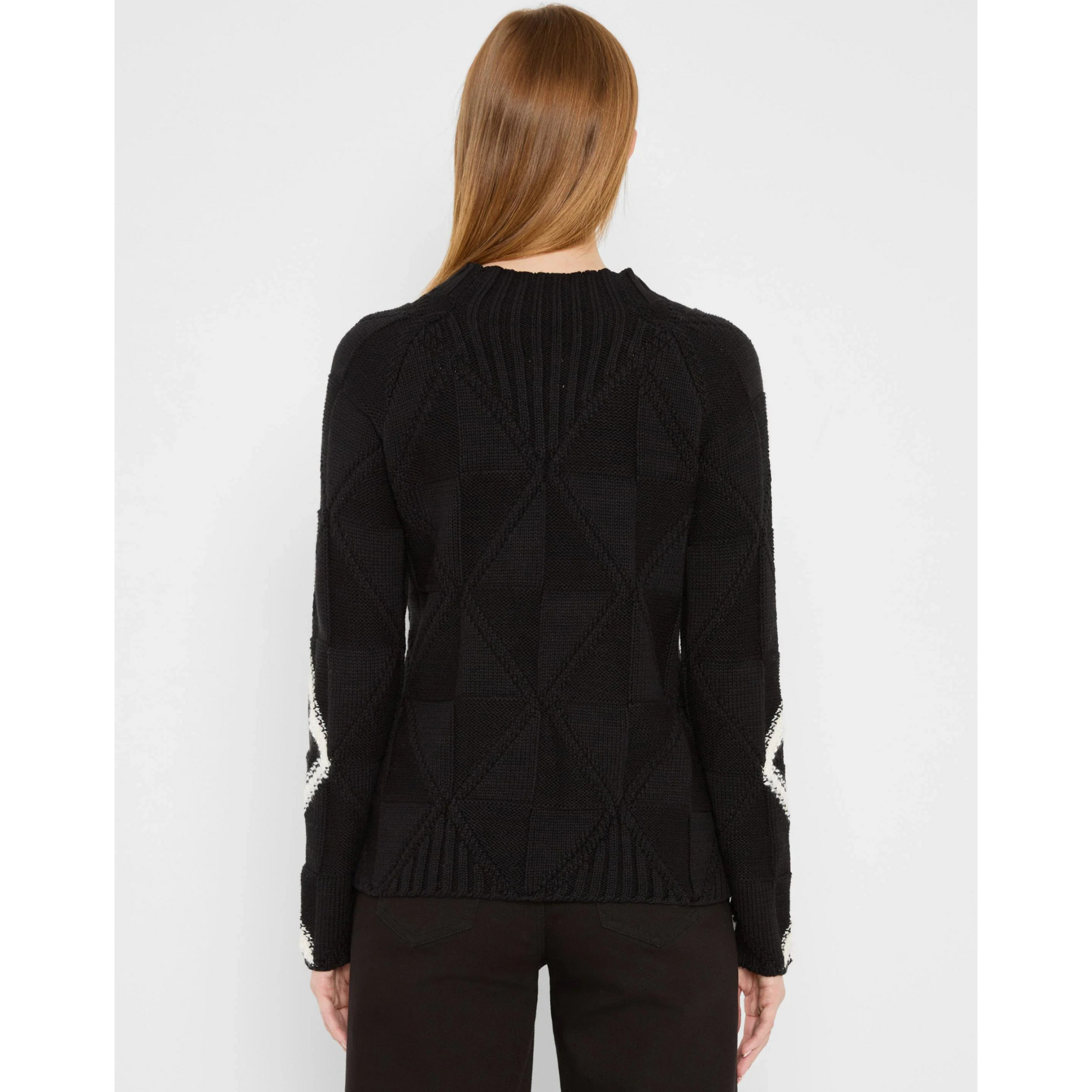 Dashing Diamonds Sweater - Black