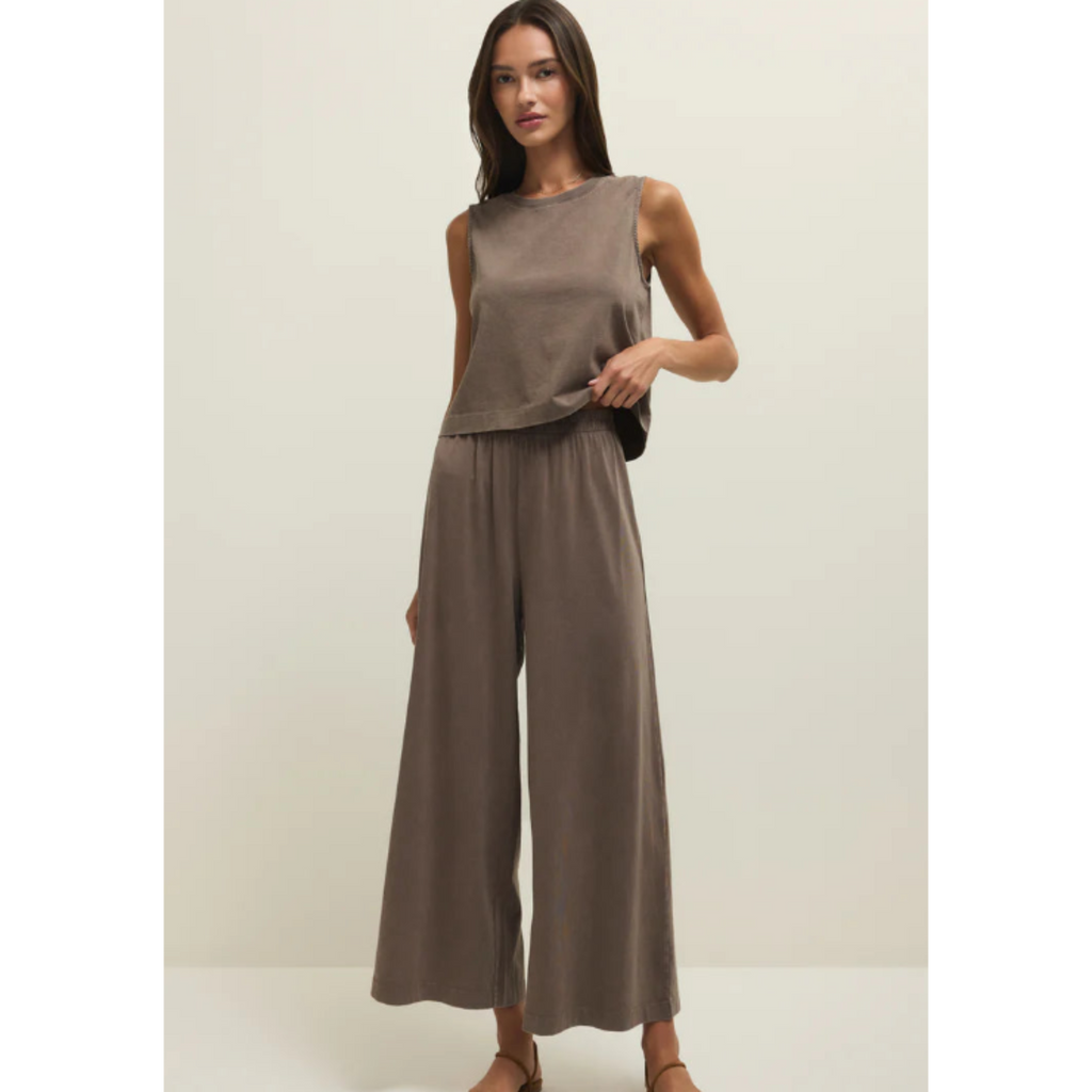 Scout Crop Flare Pant Perf Taupe