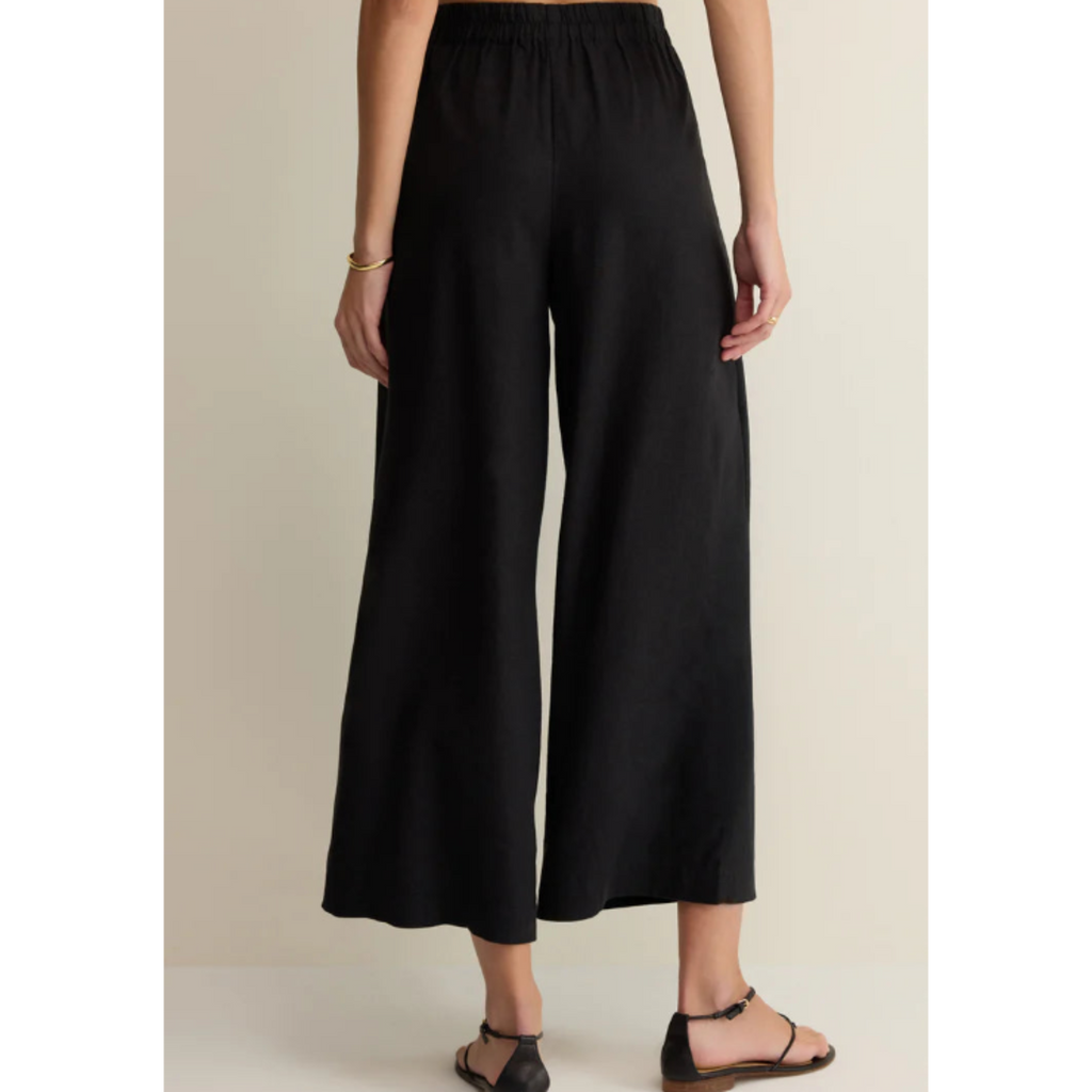 Scout Linen Pant Black