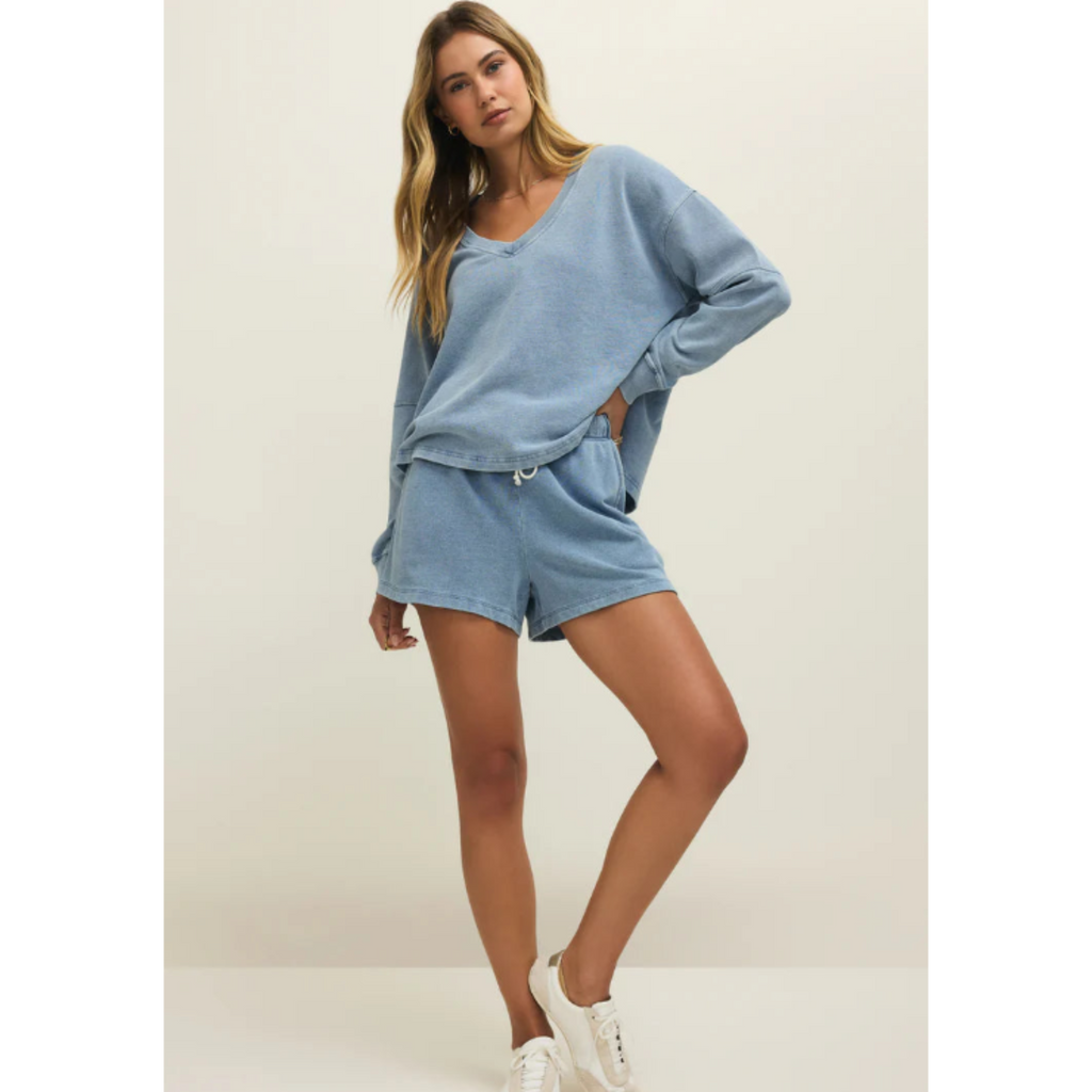 Hunter Knit Denim Short Ocean Air Indigo