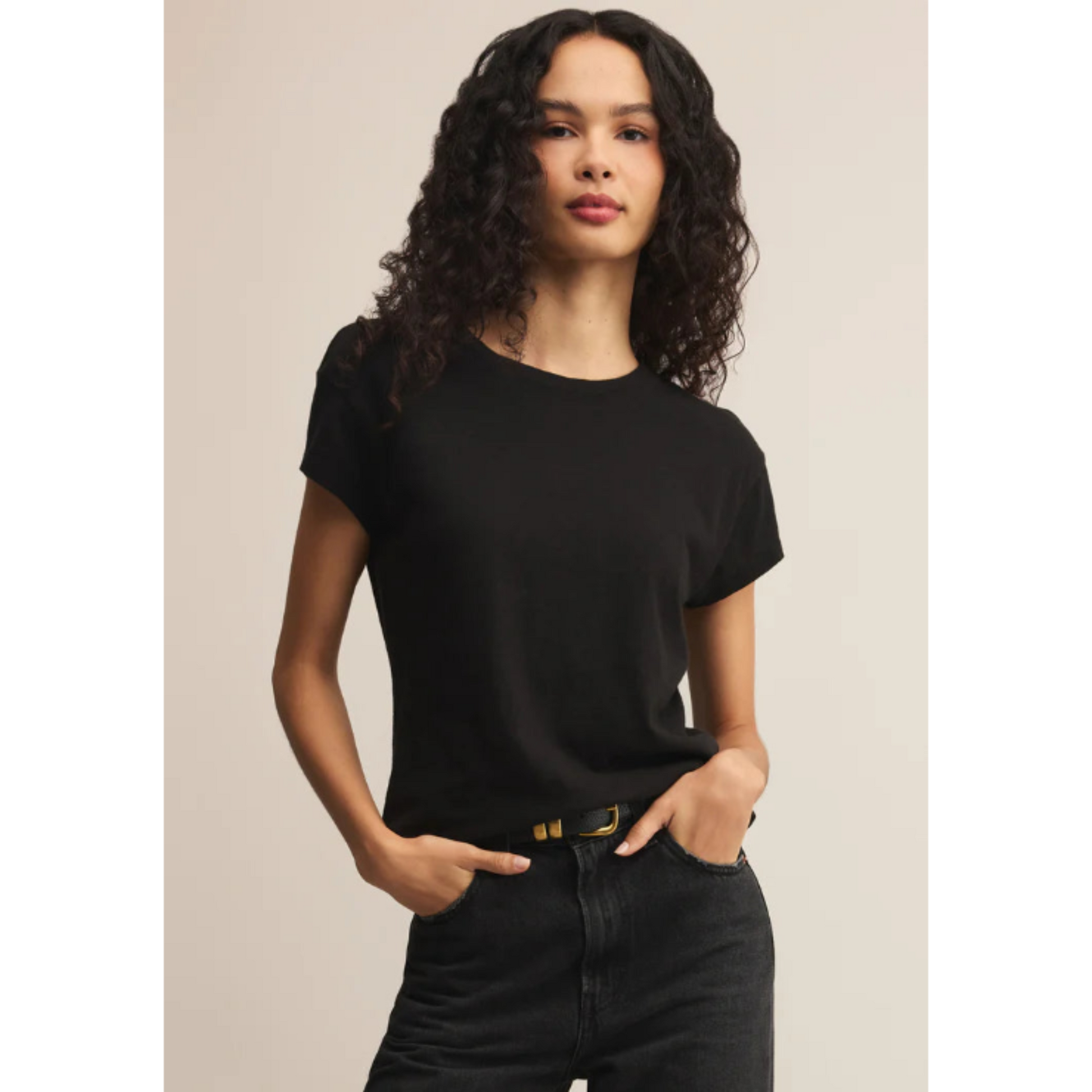 Modern Slub Tee - Black