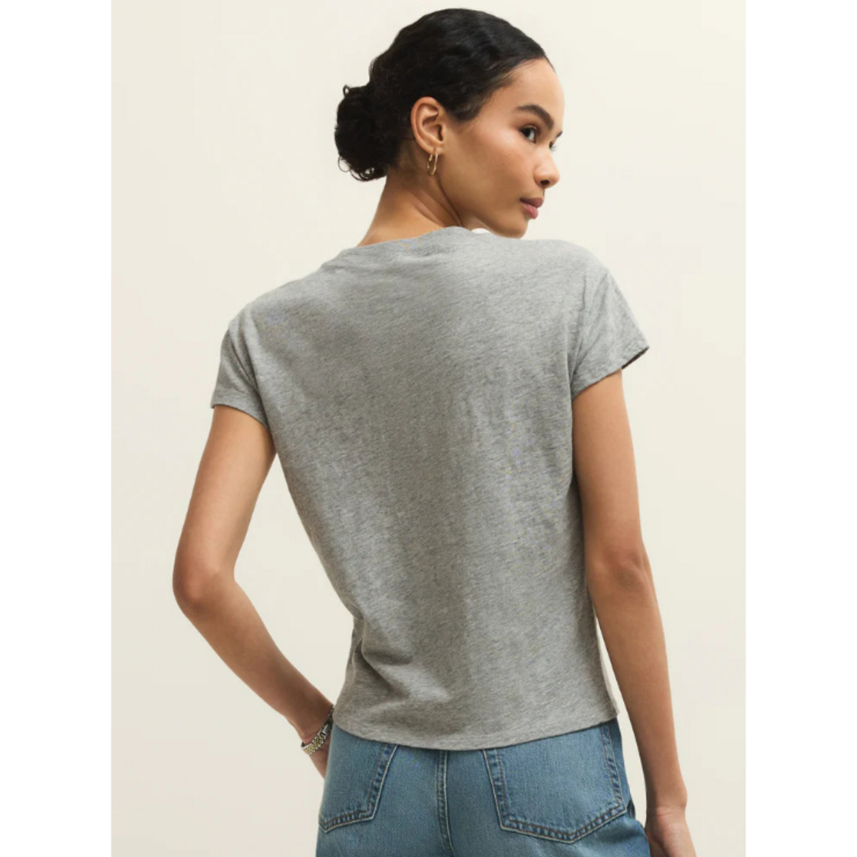 Foundation Slub Tee Classic Heather Grey
