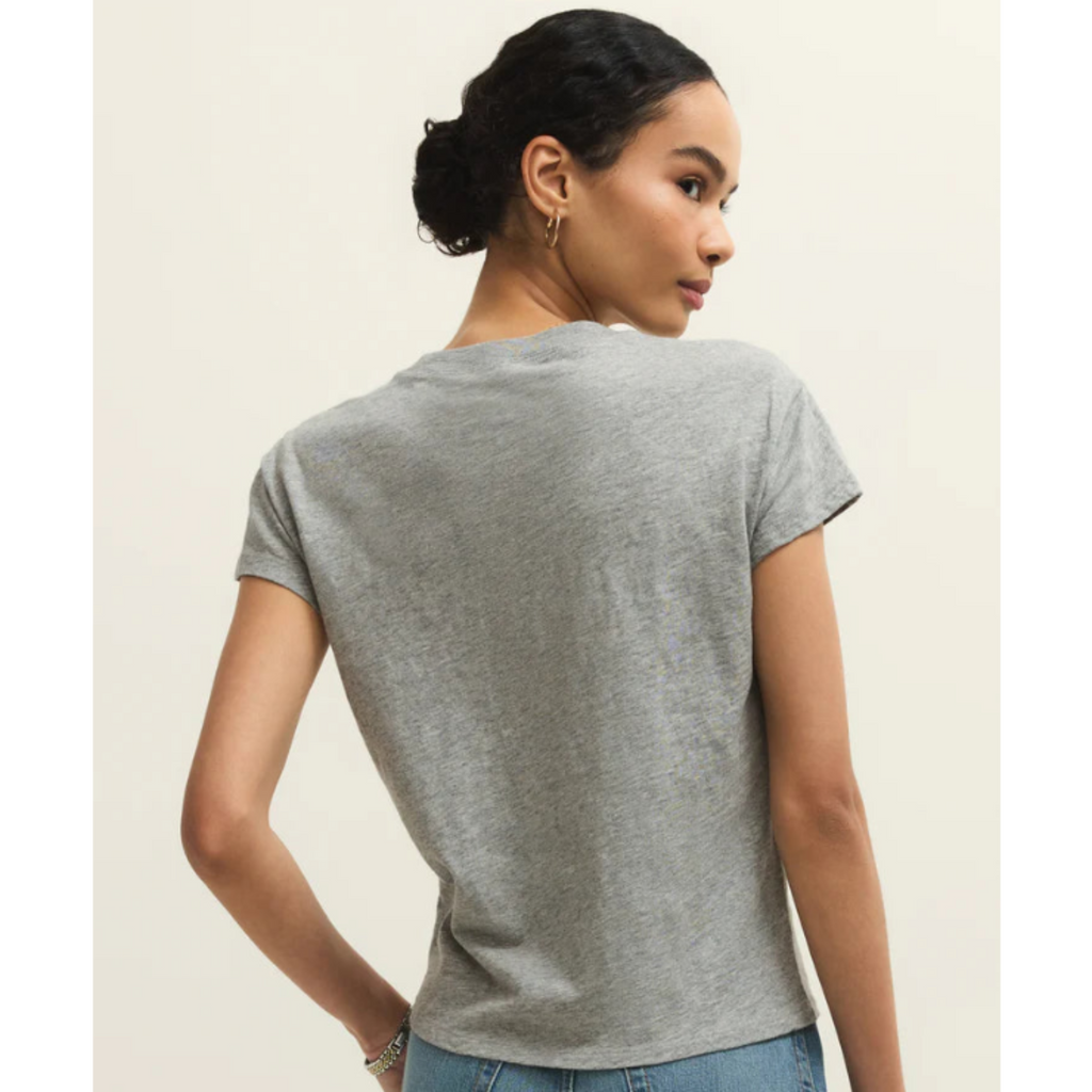 Modern Slub Tee - Heather Grey