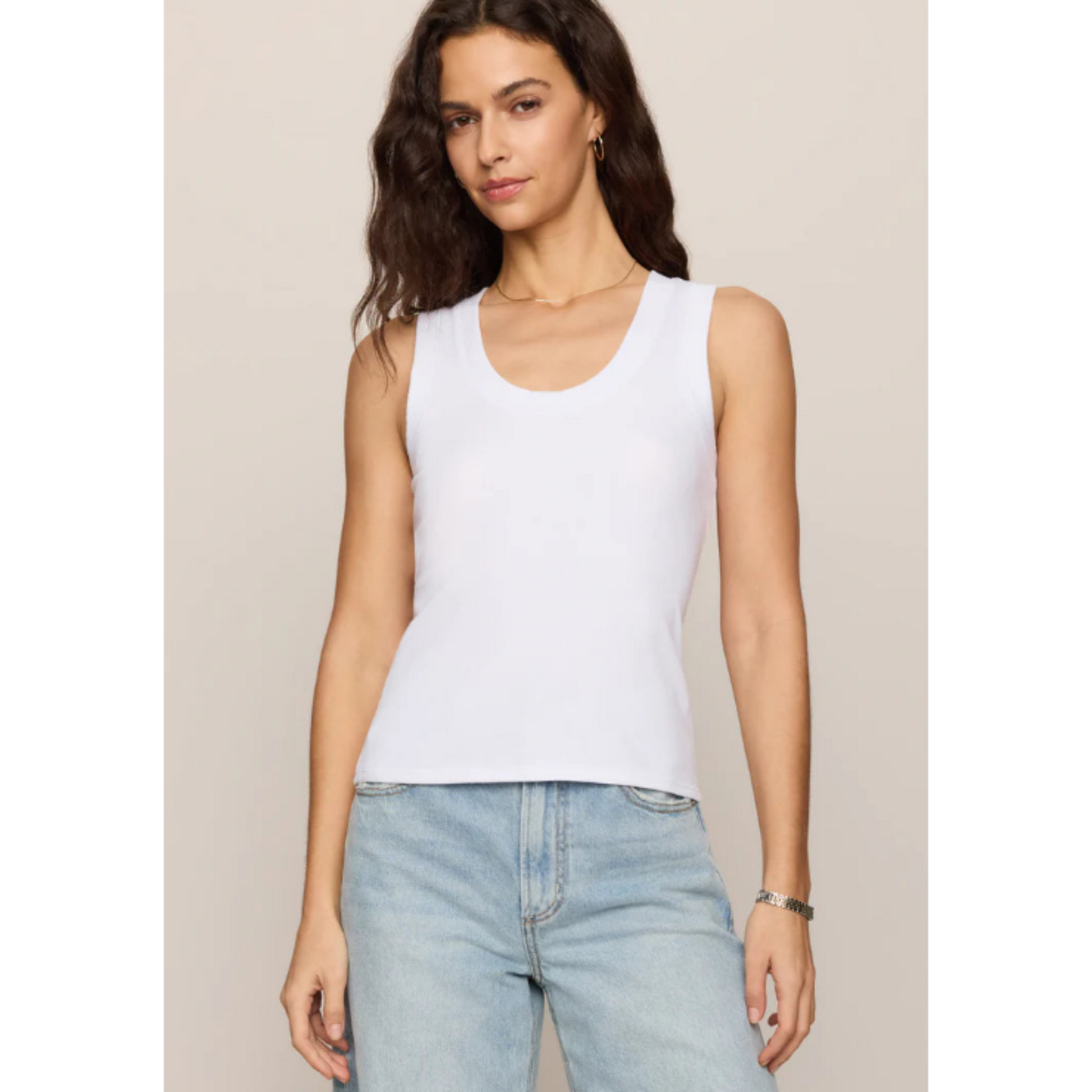 Sirena Rib Tank - White