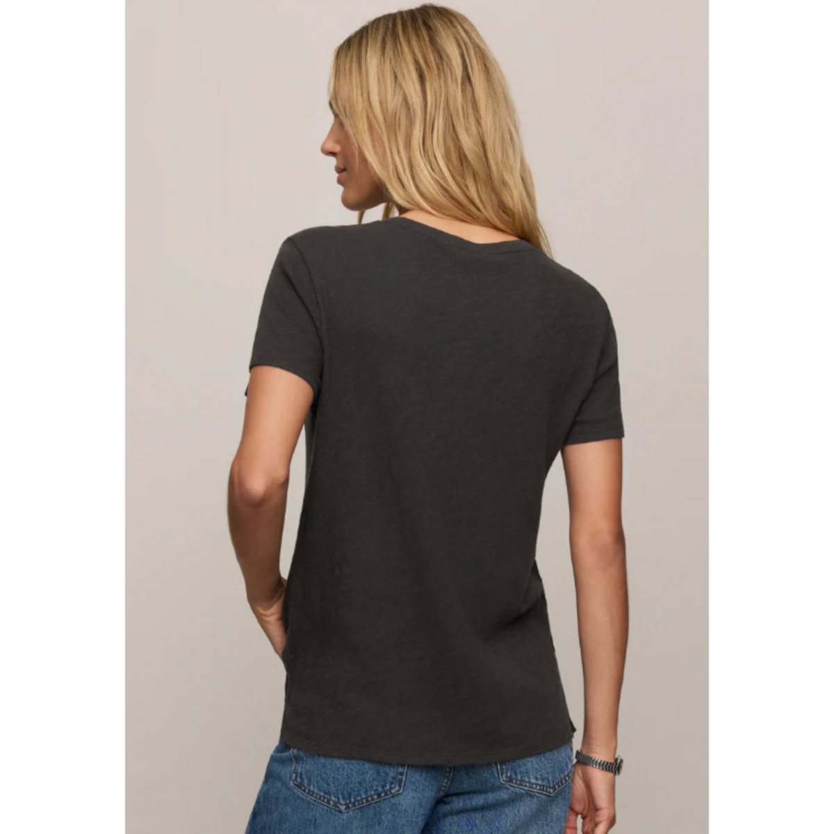 Foundation Slub Tee - Black Sand